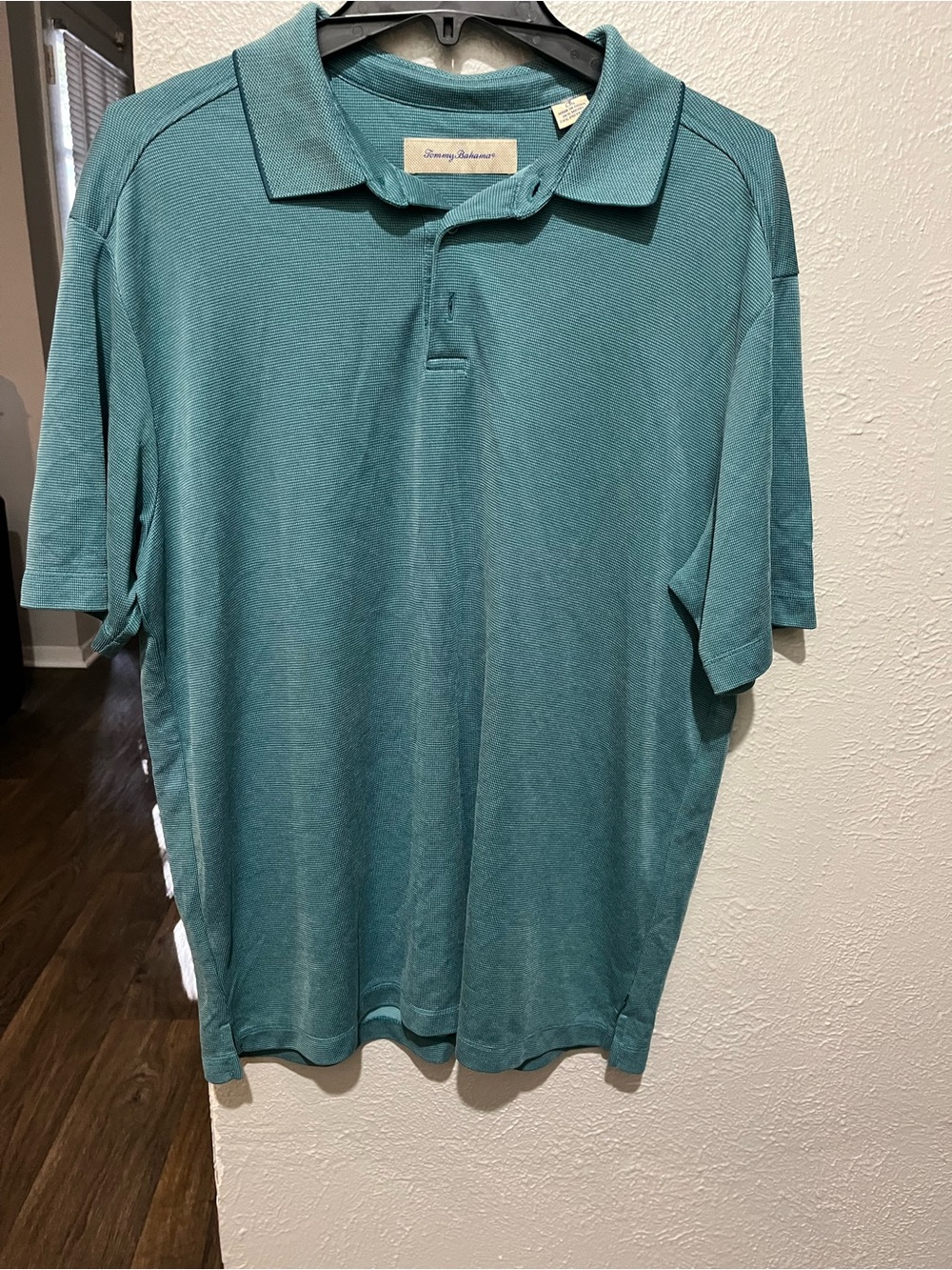 Tommy Bahama Teal Green Short-Sleeve Polo